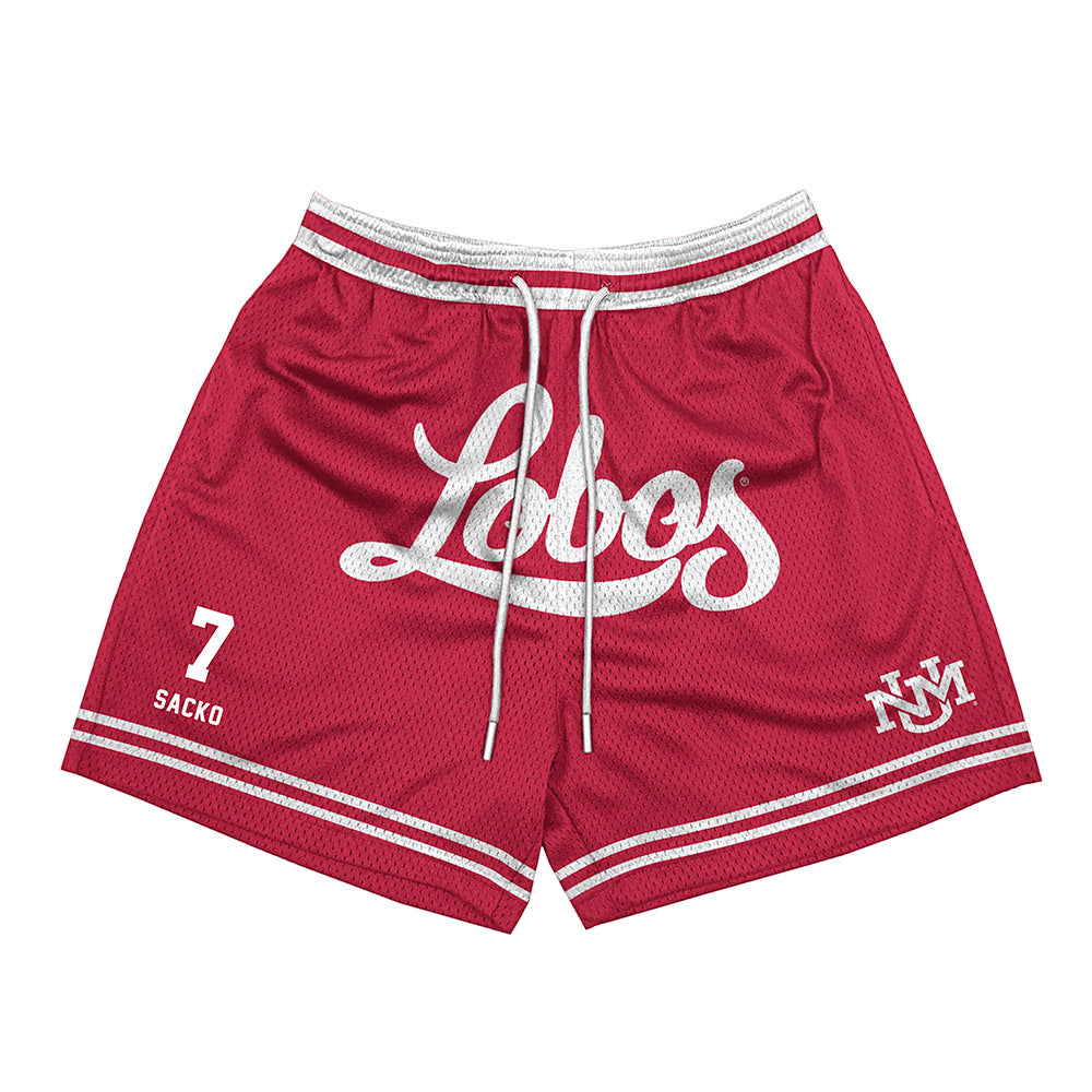 New Mexico - NCAA Men's Basketball : Ibrahima Sacko - Shorts-0