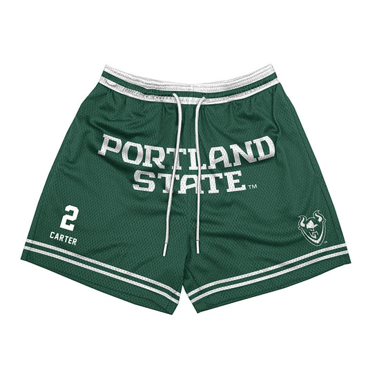 Portland State - NCAA Women's Basketball : Jamia Carter - Shorts-0