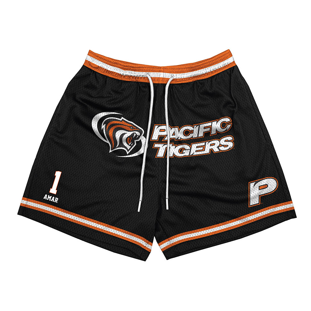 Pacific - NCAA Men's Tennis : Ran Amar - Shorts-0