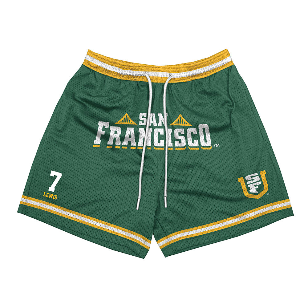 USFCA - NCAA Baseball : Jordan Lewis - Shorts-0
