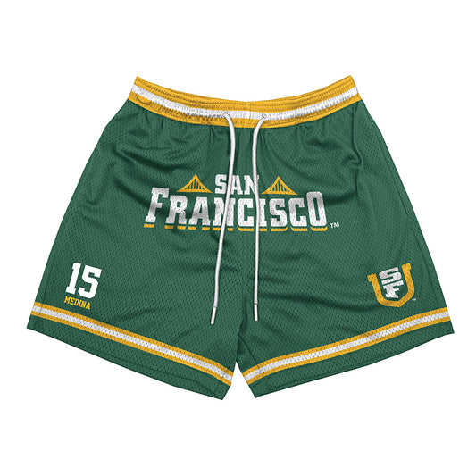 USFCA - NCAA Men's Soccer : Adrian Medina - Shorts-0