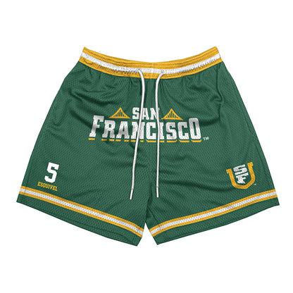 USFCA - NCAA Baseball : Eddison Esquivel - Shorts-0