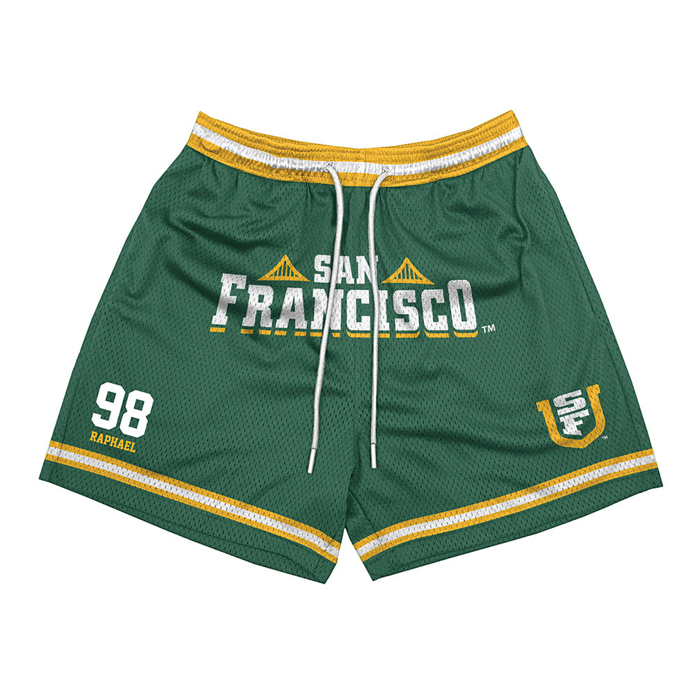 USFCA - NCAA Men's Soccer : David Raphael - Shorts-0