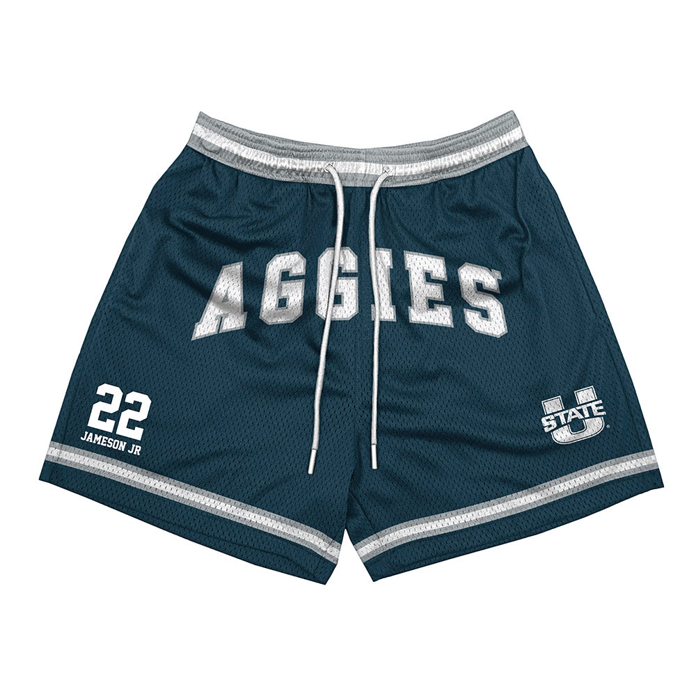 Utah State - NCAA Football : Derrick Jameson Jr - Shorts-0