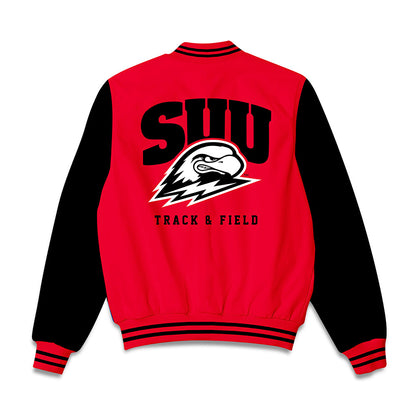 Southern Utah - NCAA Women's Track & Field : Quincy Esplin - Bomber Jacket-1