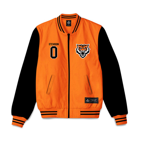 Idaho State - NCAA Men's Basketball : Gus Etchison - Bomber Jacket-0