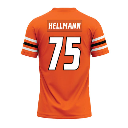 Idaho State - NCAA Football : Jake Hellmann - Orange Premium Football Jersey-1