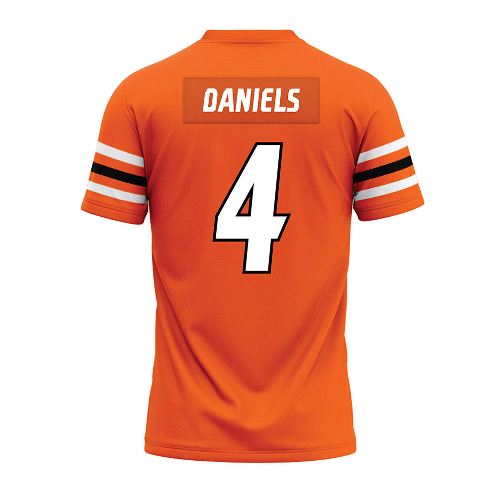Idaho State - NCAA Football : Jackson Daniels - Orange Premium Football Jersey-1
