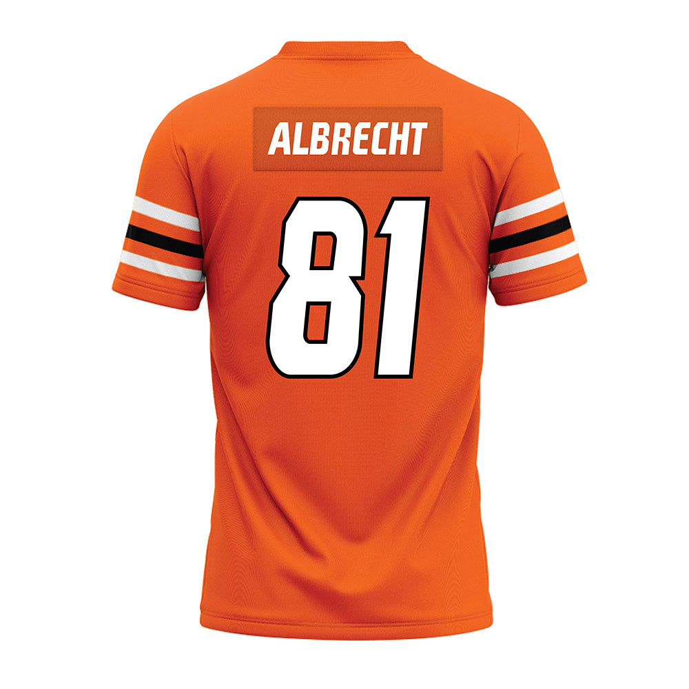 Idaho State - NCAA Football : Braden Albrecht - Orange Premium Football Jersey-1