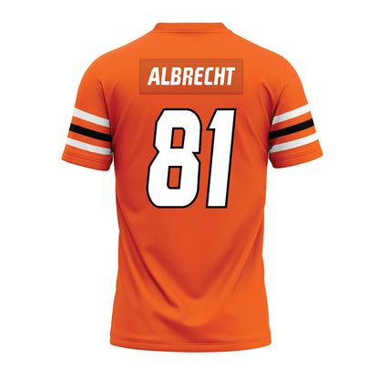 Idaho State - NCAA Football : Braden Albrecht - Orange Premium Football Jersey-1