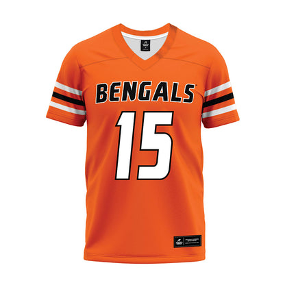 Idaho State - NCAA Football : Noa Calaycay - Orange Premium Football Jersey-0