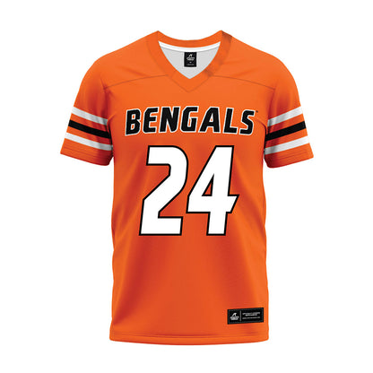 Idaho State - NCAA Football : Elfred Segbe - Orange Premium Football Jersey-0