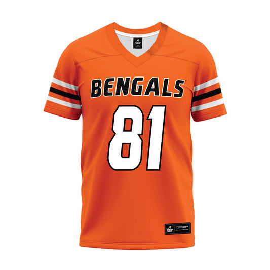 Idaho State - NCAA Football : Braden Albrecht - Orange Premium Football Jersey-0