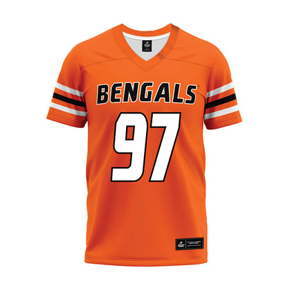 Idaho State - NCAA Football : Collin Lewis - Orange Premium Football Jersey-0