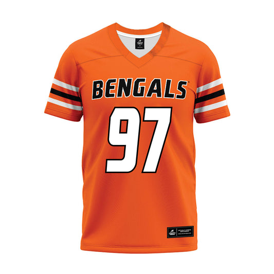 Idaho State - NCAA Football : Collin Lewis - Orange Premium Football Jersey-0