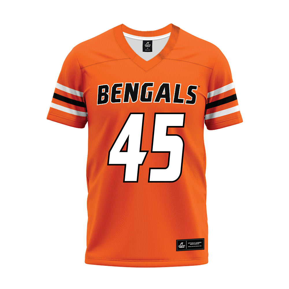 Idaho State - NCAA Football : Ryan Carter - Orange Premium Football Jersey-0