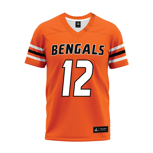 Idaho State - NCAA Football : Davion Ross - Orange Premium Football Jersey-0