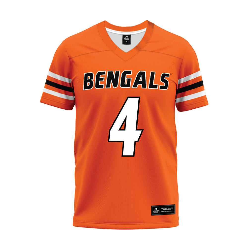 Idaho State - NCAA Football : Jackson Daniels - Orange Premium Football Jersey-0