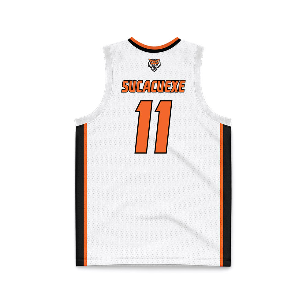 Idaho State - NCAA Women's Basketball : Milena Sucacuexe - White Basketball Jersey-1