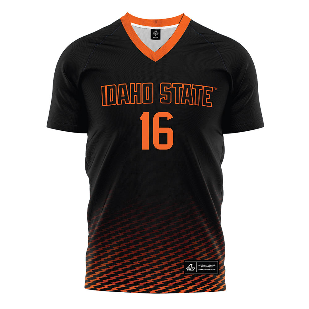 Idaho State - NCAA Women's Soccer : Lacie Poll - Black Soccer Jersey-0