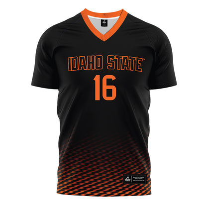 Idaho State - NCAA Women's Soccer : Lacie Poll - Black Soccer Jersey-0