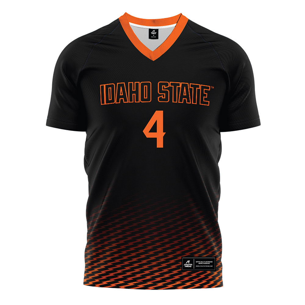 Idaho State - NCAA Women's Soccer : Madalynn Za - Black Soccer Jersey-0