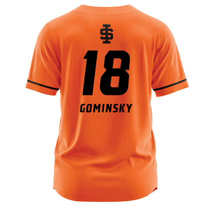 Idaho State - NCAA Softball : Kendra Gominsky - Orange Jersey-1