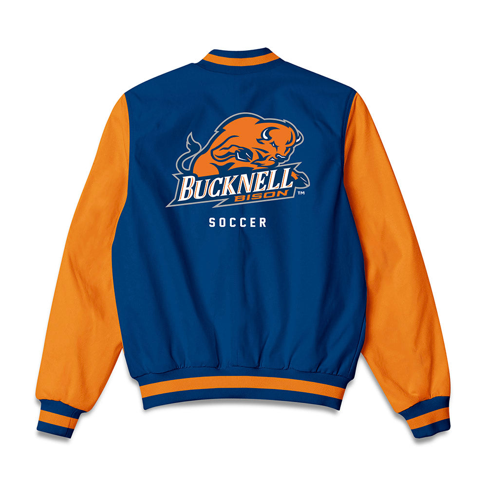 Bucknell - NCAA Men's Soccer : Cade McGrath - Bomber Jacket-1