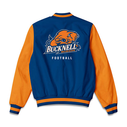 Bucknell - NCAA Football : Sam Milligan - Bomber Jacket-1