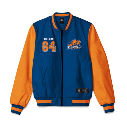 Bucknell - NCAA Football : Sam Milligan - Bomber Jacket-0
