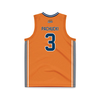 Bucknell - NCAA Men's Basketball : Aleksander Pachucki - Gold Basketball Jersey-1