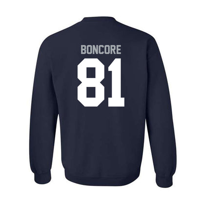 Utah State - NCAA Football : Nikko Boncore - Classic Shersey Crewneck Sweatshirt-1