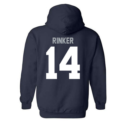 Utah State - NCAA Football : Tanner Rinker - Classic Shersey Hooded Sweatshirt-1