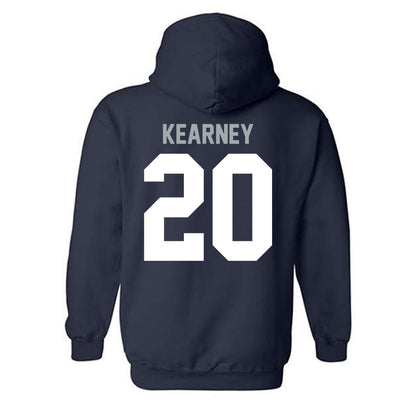 Utah State - NCAA Men's Basketball : Luke Kearney - Classic Shersey Hooded Sweatshirt-1