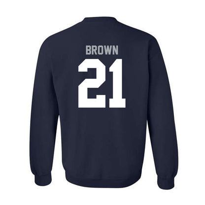Utah State - NCAA Football : Carter Brown - Classic Shersey Crewneck Sweatshirt-1