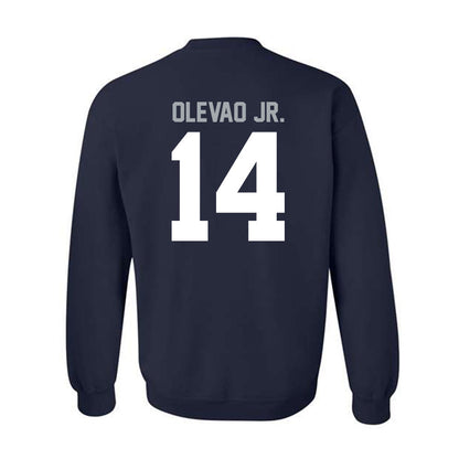 Utah State - NCAA Football : Bronson Olevao Jr. - Classic Shersey Crewneck Sweatshirt-1