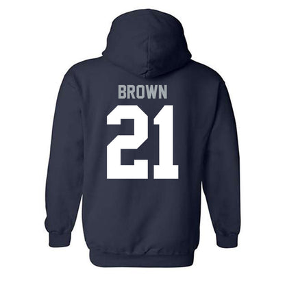 Utah State - NCAA Football : Carter Brown - Classic Shersey Hooded Sweatshirt-1