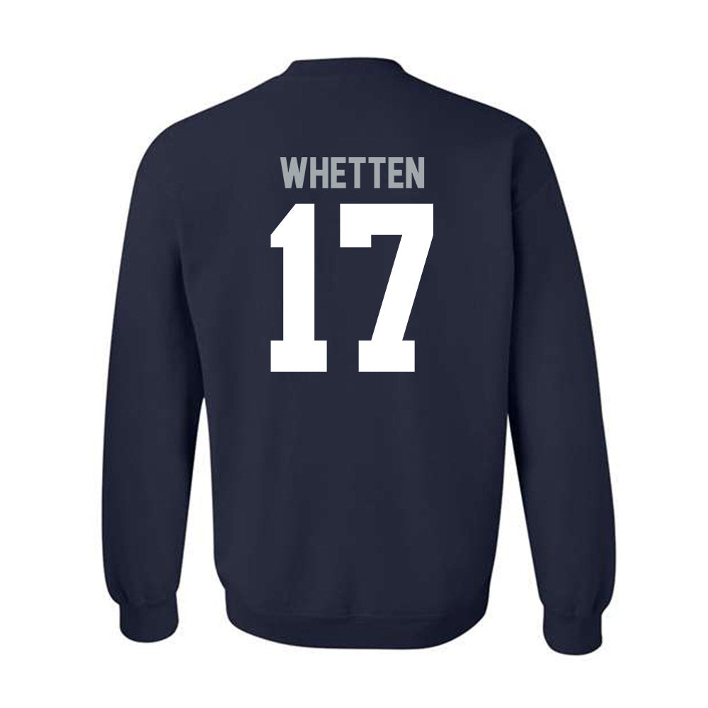 Utah State - NCAA Baseball : Davis Whetten - Classic Shersey Crewneck Sweatshirt-1