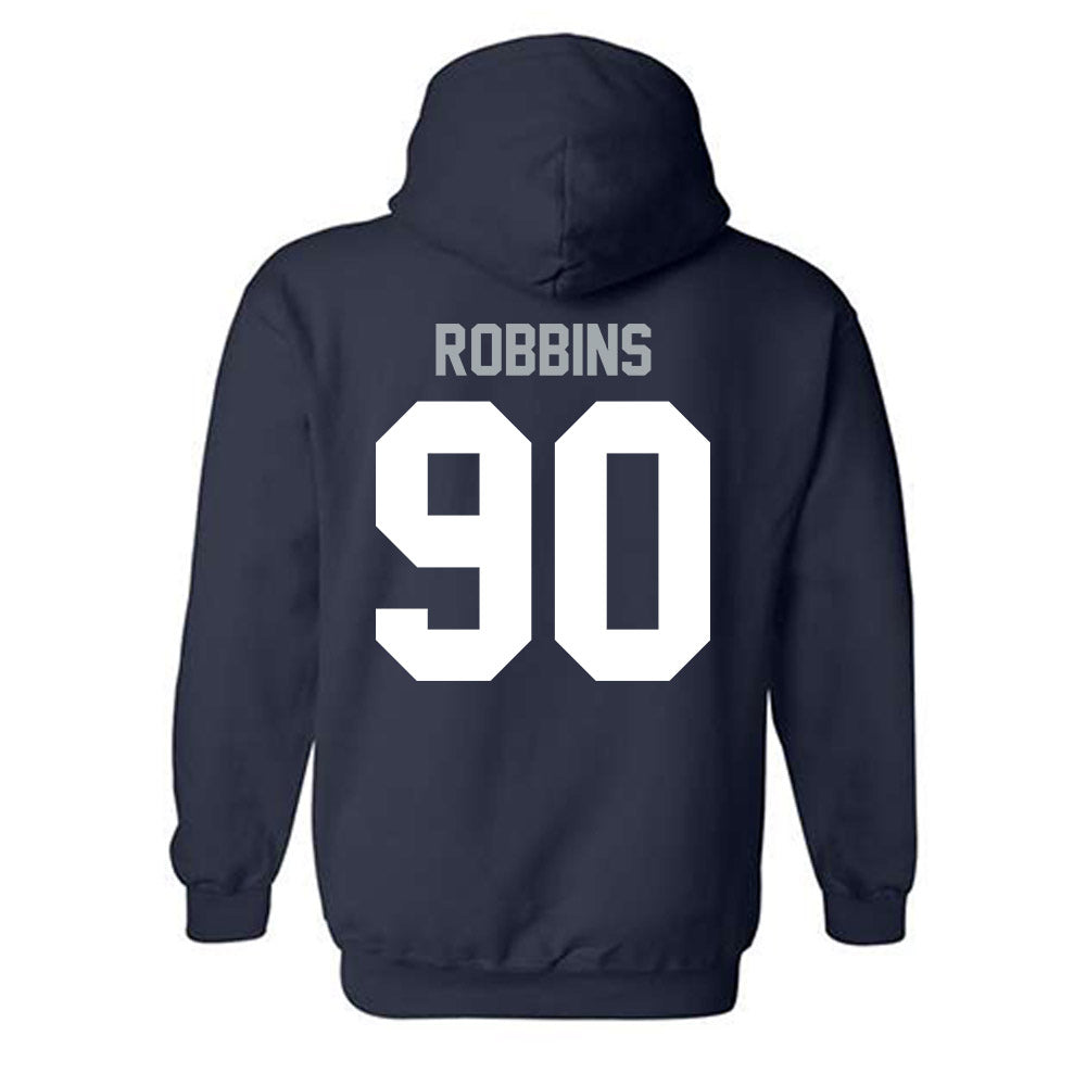 Utah State - NCAA Football : Zachary Robbins - Classic Shersey Hooded Sweatshirt-1