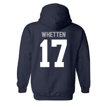 Utah State - NCAA Baseball : Davis Whetten - Classic Shersey Hooded Sweatshirt-1