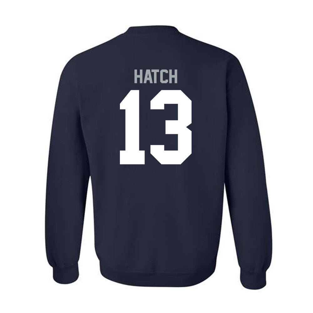 Utah State - NCAA Football : Hyrum Hatch - Classic Shersey Crewneck Sweatshirt-1