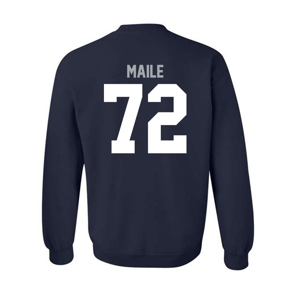Utah State - NCAA Football : George Maile - Classic Shersey Crewneck Sweatshirt-1