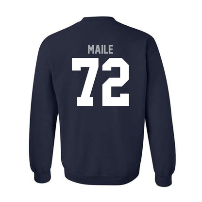 Utah State - NCAA Football : George Maile - Classic Shersey Crewneck Sweatshirt-1