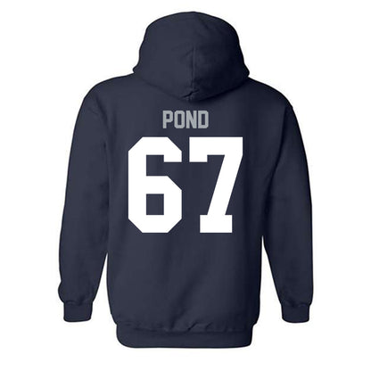 Utah State - NCAA Football : Adam Pond - Classic Shersey Hooded Sweatshirt-1
