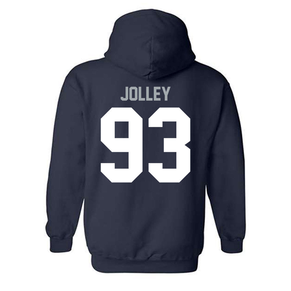 Utah State - NCAA Football : Tanner Jolley - Classic Shersey Hooded Sweatshirt-1