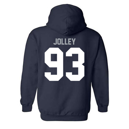 Utah State - NCAA Football : Tanner Jolley - Classic Shersey Hooded Sweatshirt-1
