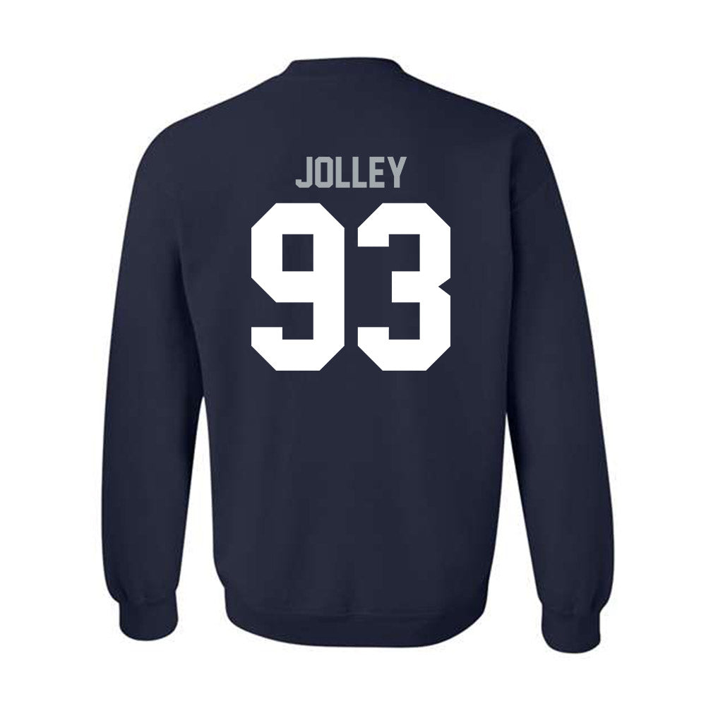 Utah State - NCAA Football : Tanner Jolley - Classic Shersey Crewneck Sweatshirt-1