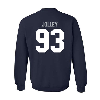 Utah State - NCAA Football : Tanner Jolley - Classic Shersey Crewneck Sweatshirt-1