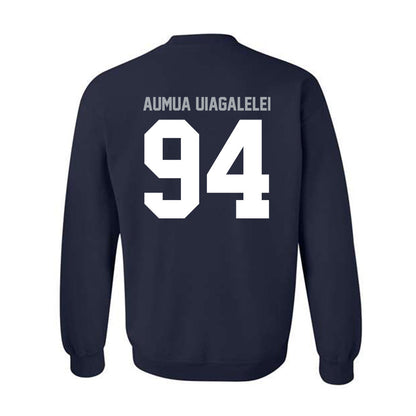 Utah State - NCAA Football : Kone Aumua Uiagalelei - Classic Shersey Crewneck Sweatshirt-1