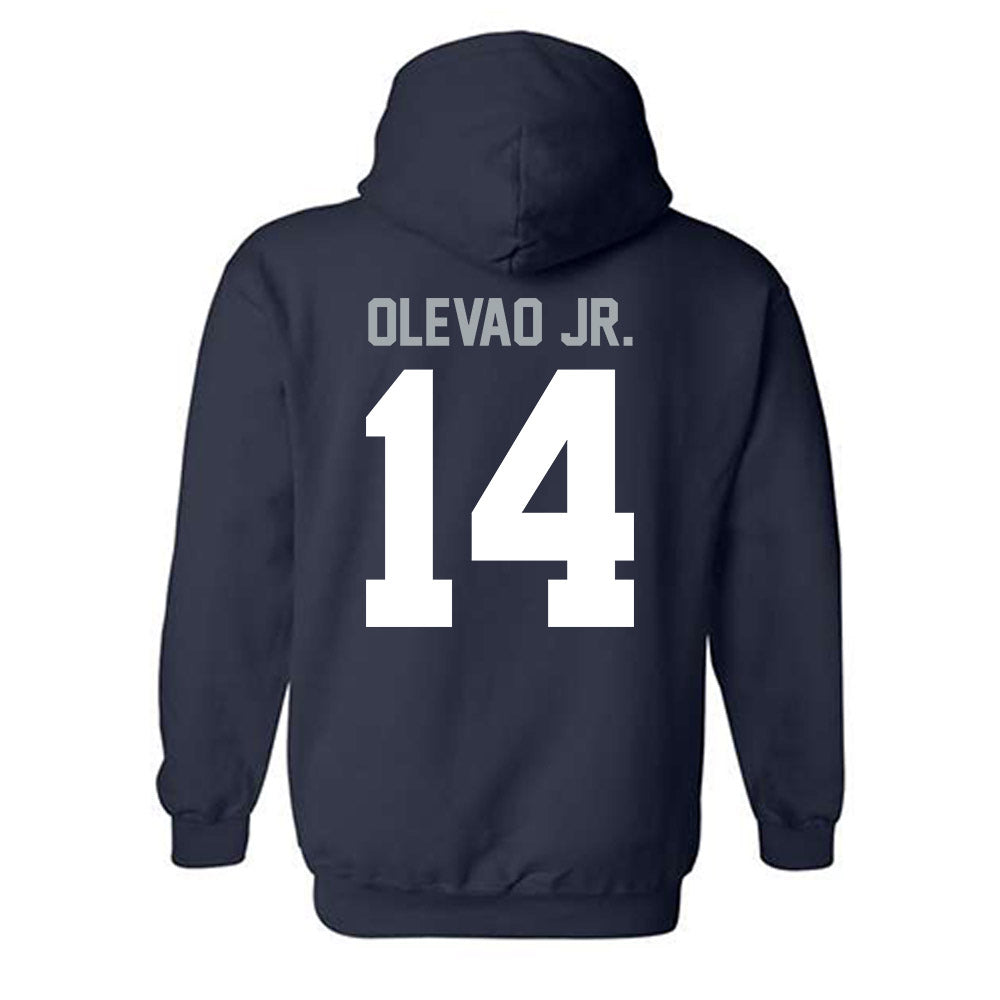 Utah State - NCAA Football : Bronson Olevao Jr. - Classic Shersey Hooded Sweatshirt-1